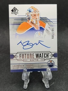 2014-15 SP Authentic Future Watch /999 Laurent Brossoit #305 Rookie Auto RC - Picture 1 of 2