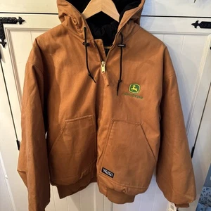 Walls Jacket Men XL Brown Lined Quilted Insulated Duck Cloth Ranch Barn Workwear - Picture 1 of 11