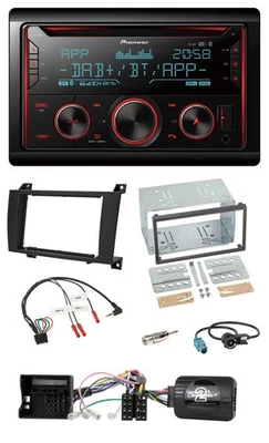 Pioneer 2DIN DAB Lenkrad Bluetooth USB CD Autoradio für Mercedes SLK R171 2004-2 - Bild 1 von 4