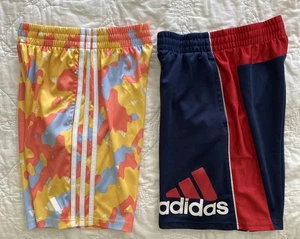 Lot of 2 - adidas Athletic Shorts, Youth Medium (10/12) - Picture 1 of 5