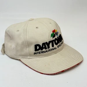 Daytona International Speedway Adjustable Snapback Hat Cap Beige - Picture 1 of 8
