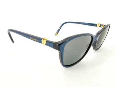 Tiffany & Co TF 2081 Eyeglasses FRAME 8159 Pearl Blue 51[]17-135 Gold Heart L668 - Image 1 of 4