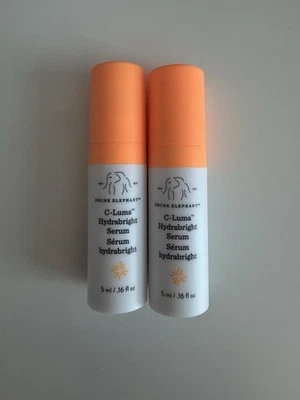 2x Drunk Elephant C-Luma Hydrabright Serum 5ml / 0.16oz Travel Deluxe Mini New - Image 1 of 2