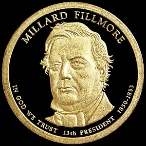 2010 S Millard Fillmore Presidential Proof Dollar from US Proof Set - Picture 1 of 2
