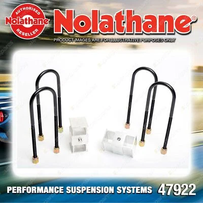 Nolathane Rear Lowering block kit 2.5" for Ford Courier PE PF PG PH PA PC PD - image 1 of 4