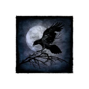 Stampa su Tela su Carta Poster o Quadro Wagner Martin Crow - Picture 1 of 2