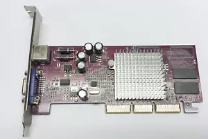 Vintage Palit NVIDIA GeForce4 MX4000 AGP8X 64MB DDR TV Out Video Graphics Card - Picture 1 of 4