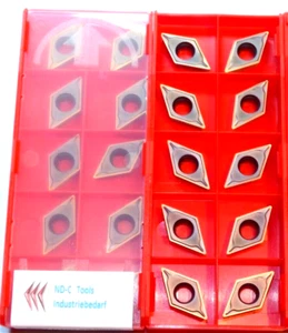 10x DCMT 11T304-MM (M20-M40) Wendeplatten f. Edelstahl Bearbeitung/ mit Rechnung - Bild 1 von 1