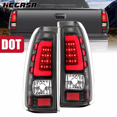 HECASA LED Tail Lights For 99-2006 02 Chevy Silverado GMC Sierra 1500 2500 3500 - Image 1 of 4