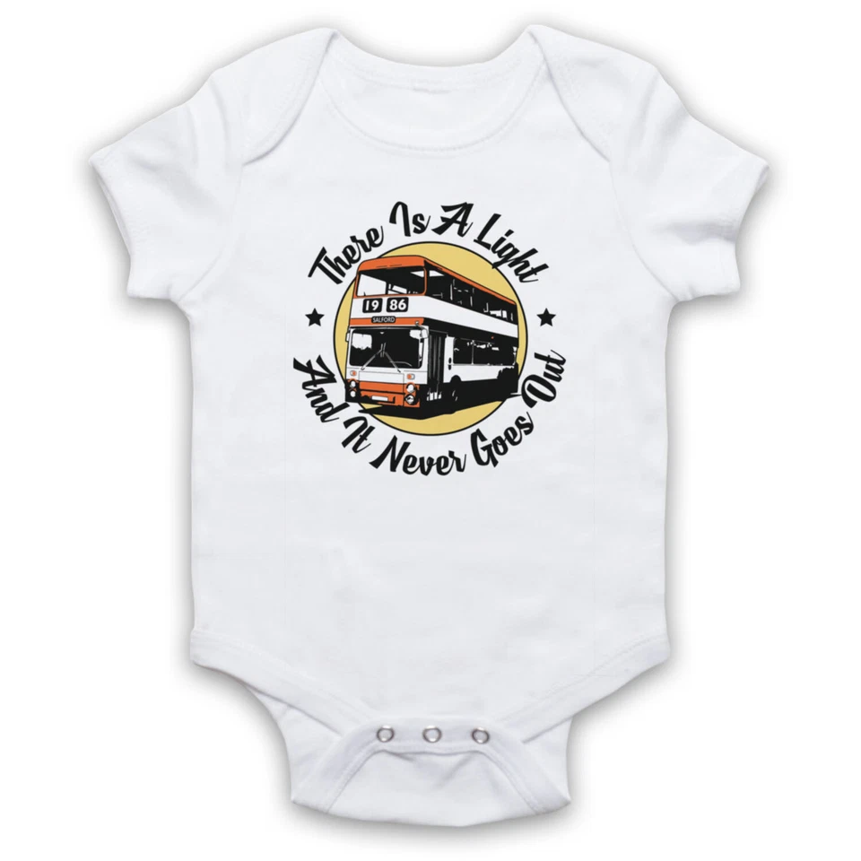 THE GUNS OF BRIXTON THE SMITHS INOFFIZIELL THERE IS A LIGHT NEVER GOES OUT BABY WACHSEN BABYANZUG GESCHENK