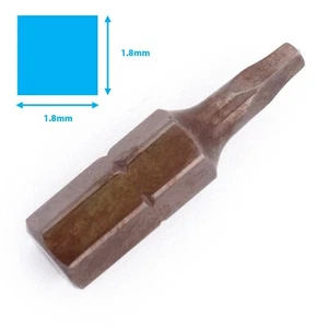 1pc SQ1 Square 4 Point Magnetic Hex Screwdriver Bit 1/4" Robertson Scrulox Drill - Picture 1 of 4