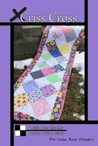 Criss Cross Table Runner Pattern - Picture 1 of 2