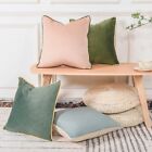 NEXHOME PRO Throw Pillow Covers 20x20 Set of 4, Velvet Decorative Couch Pillo...