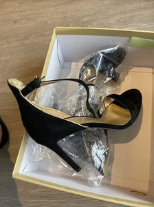 Michael Kors Harper Suede Sandalen US 7 M Mit Karton Black - Bild 1 von 5