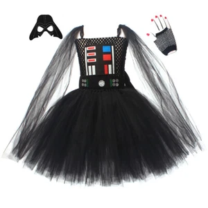 Star Wars Darth Vader Kids Dress Girls Princess Skirts Halloween Jedi Costumes🎁 - Picture 1 of 12