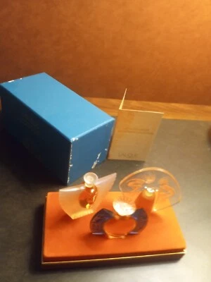 Lalique The Ultimate Collection Les Flacons Miniatures set of 3 Parfum .15oz New Foto 1 de 3