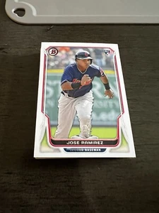 2014 14 Bowman JOSE RAMIREZ #176 RC A ROOKIE Cleveland Indians Guardians - Picture 1 of 2