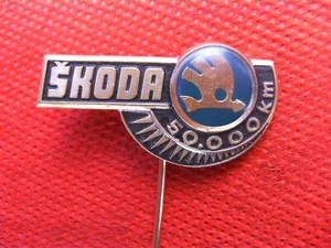 Škoda 50000 km - Pin insignia vintage - Imagen 1 de 12