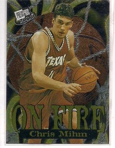 2000 Press Pass On Fire Chris Mihm #OF 3
