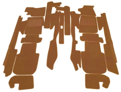 Kit Alfombra Terciopelo Coñac para Maserati México 1966-1972 Foto 1 de 2