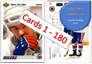 1991-92 Upper Deck 91 UD NHL Hockey Cards (1 - 180) - U-Pick From List - Picture 1 of 314