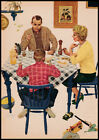 1958 Kurt Ard art illustration family around the table
