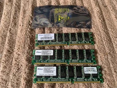 Package of 3-Elixir 512MB DDR 400mhz Cl3 - M2U51264DS8HB3G-5T - Image 1 of 4