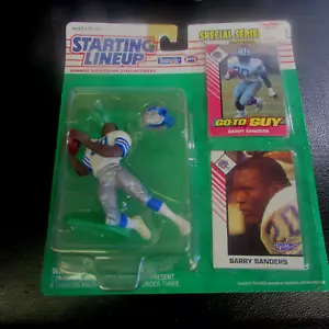 Edición 1993 - alineación inicial Kenner - Barry Sanders - sin abrir - Imagen 1 de 3