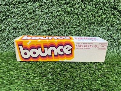 Suavizante de telas BOUNCE 10 sábanas secadoras exterior fresco película TV utilería caja vintage Foto 1 de 2