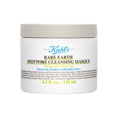 Kiehl's Rare Earth Deep Pore Cleansing Masque 5oz,142g Skincare Mask NEW #5544 - Image 1 of 3