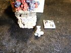 Boyds Bears Treasure Box Lizzie's Berry Basket w/Current McNibble #392110 2E