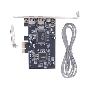 New 3 Ports 1394A Firewire Expansion Card Accessories With Low Profile Bracket - Picture 1 of 12