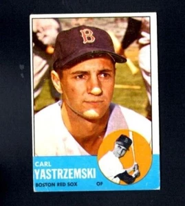 4127* 1963 Topps # 115 Carl Yastrzemski Vg-Ex - Picture 1 of 2