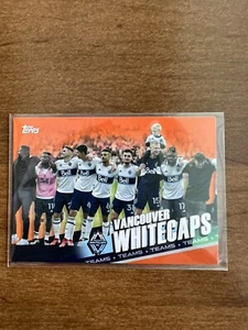 Tarjeta del equipo 2022 Topps MLS Vancouver Whitecaps naranja paralelo 16/25 - Imagen 1 de 2