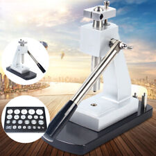 G6173 Watch Back Case Press Tool Mineral Watch Glass Presser with 25 Metal Dies