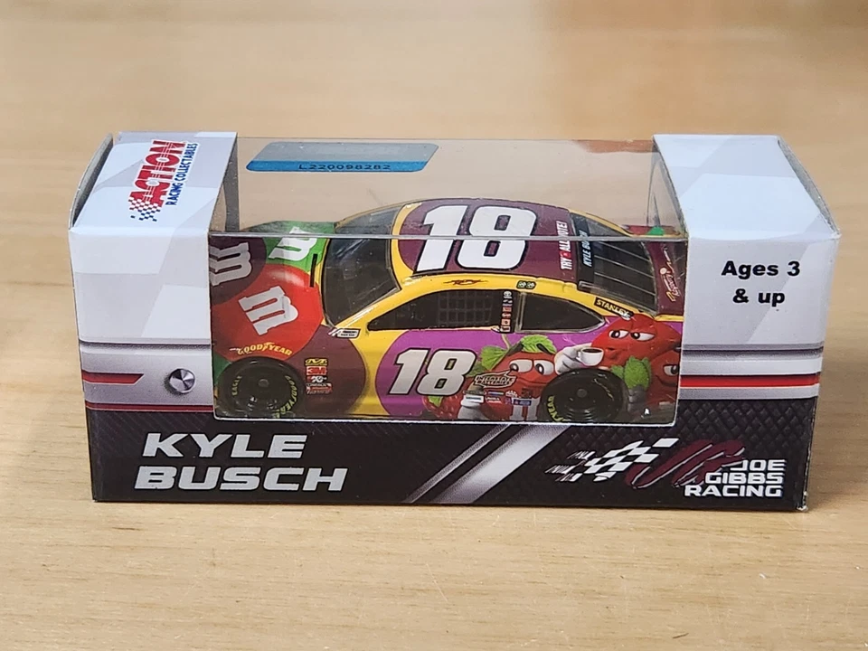 2018 #18 Kyle Busch M&Ms Flavor Vote 1/64 Acción NASCAR Diecast Foto 1 de 1