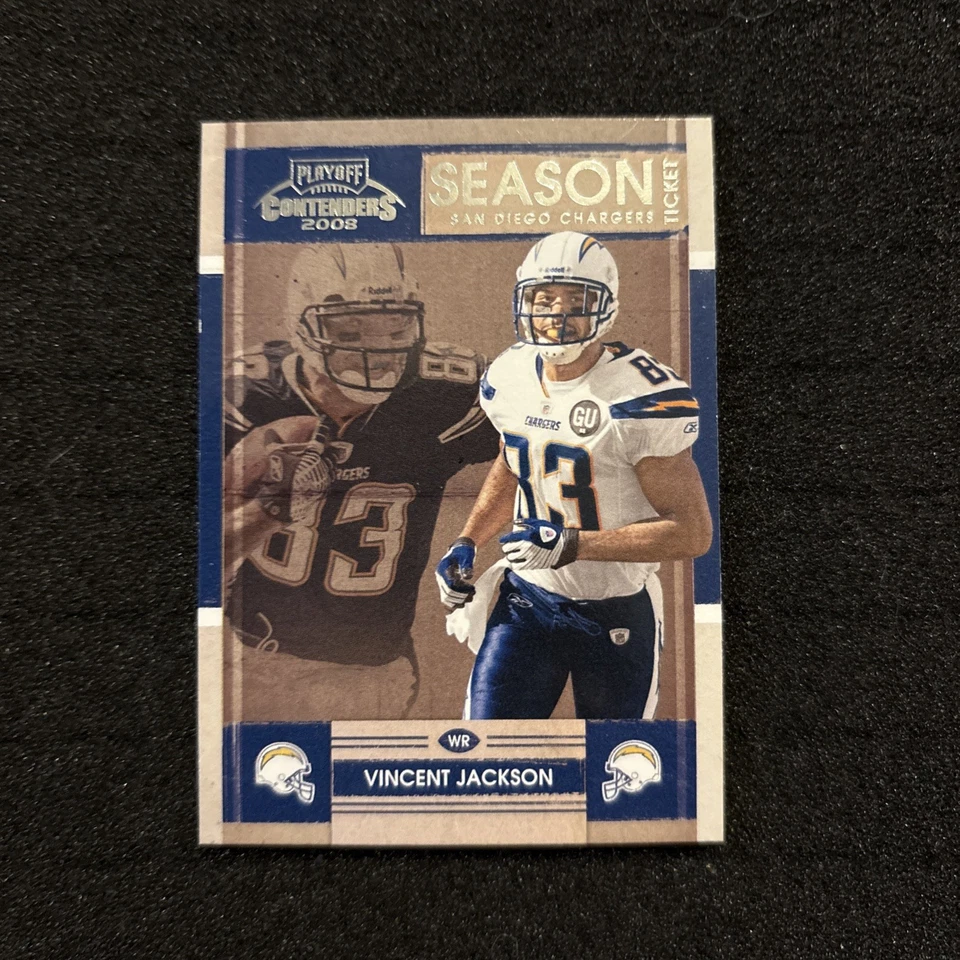 2008 Playoff Contenders - Vincent Jackson #81 - Image 1 of 2