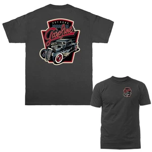 Hot Rod Gasoline Garage Classic Vintage Car Vehicle T-shirt - Picture 1 of 17