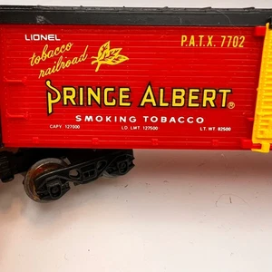 Tren de vagones de ferrocarril Lionel Prince Albert Tobacco PATX 7702 de colección - Imagen 1 de 4
