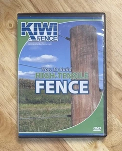 How To Build A HIGH-TENSILE FENCE (DVD, Kiwi Fencing) Instructional Educational - Picture 1 of 3