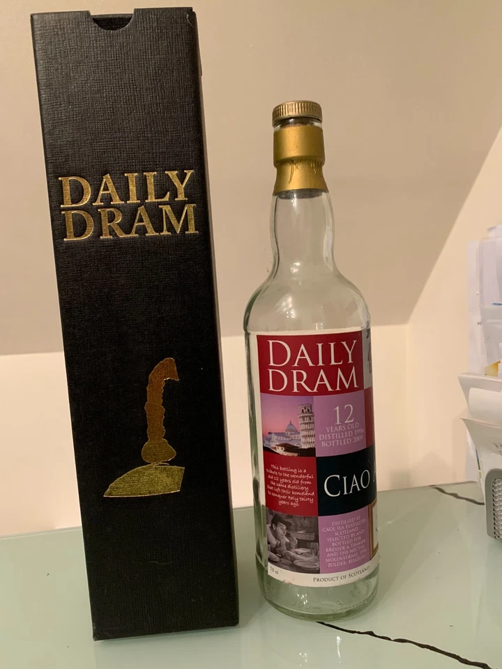 Bouteille vide whisky The nectar of the Daily Dram “CIAO ALL”    - Photo 1/1
