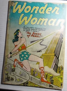 Wonder Woman 69 1954 Coverless Golden, Robt., Kanigher/HG Peter Story, Repro CVR - Bild 1 von 8