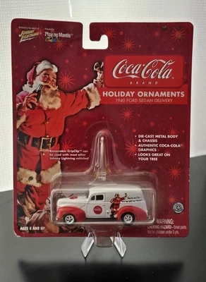 Johnny Lightning Coca Cola Holiday Ornaments 1940 Ford Sedan Delivery - Image 1 of 3