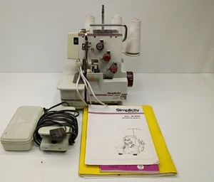 Vintage Simplicity Serger Sewing Machine Model SL800    CS-2 - Picture 1 of 4