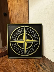 Stone Island Logo Sign | Mancave | Bedroom | 25cm x 25cm - Picture 1 of 8