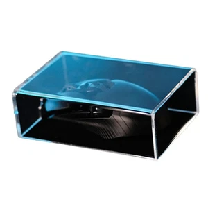 Housse anti-poussière acrylique pour souris d'ordinateur transparent couvercle d'air bureau à domicile gaming2195 - Photo 1/8