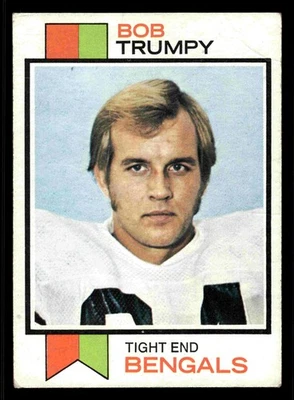 1973 Topps #7 Bob Trumpy - Cincinnati Bengals (Low Grade) - Image 1 of 2