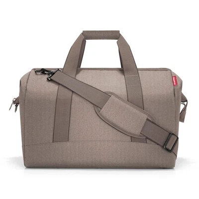 reisenthel Allrounder L Weekender Reisetasche 48cm #RTH-MT (herringbone mokka) - Bild 1 von 4
