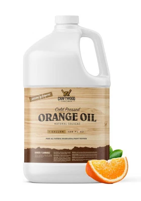 100% D-Limonene - Orange Oil -Solvent- Citrus Degreaser - 1 Gallon - Image 1 of 3