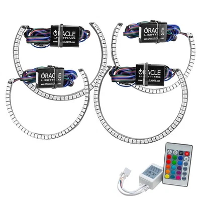 For Dodge Challenger 2015-2023 ORACLE LED Waterproof Halo Light Kit 3990-504 Foto 1 de 4